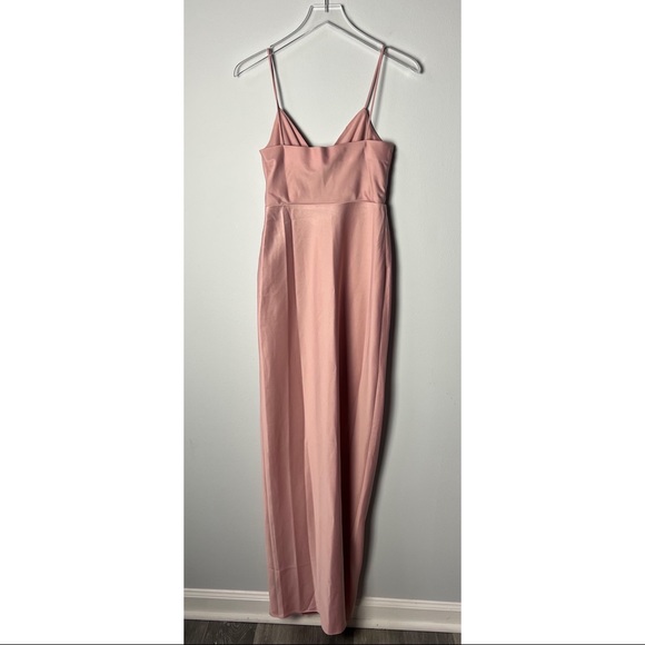 NWT Sachin & Babi Freya Charmeuse Maxi Dress 4 Dusty Rose - Picture 9 of 16